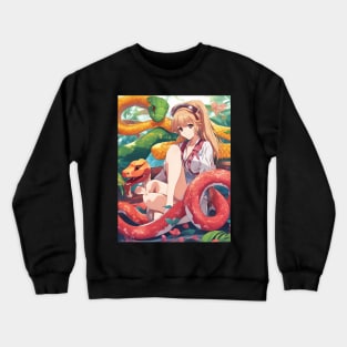 adventure snake red Crewneck Sweatshirt